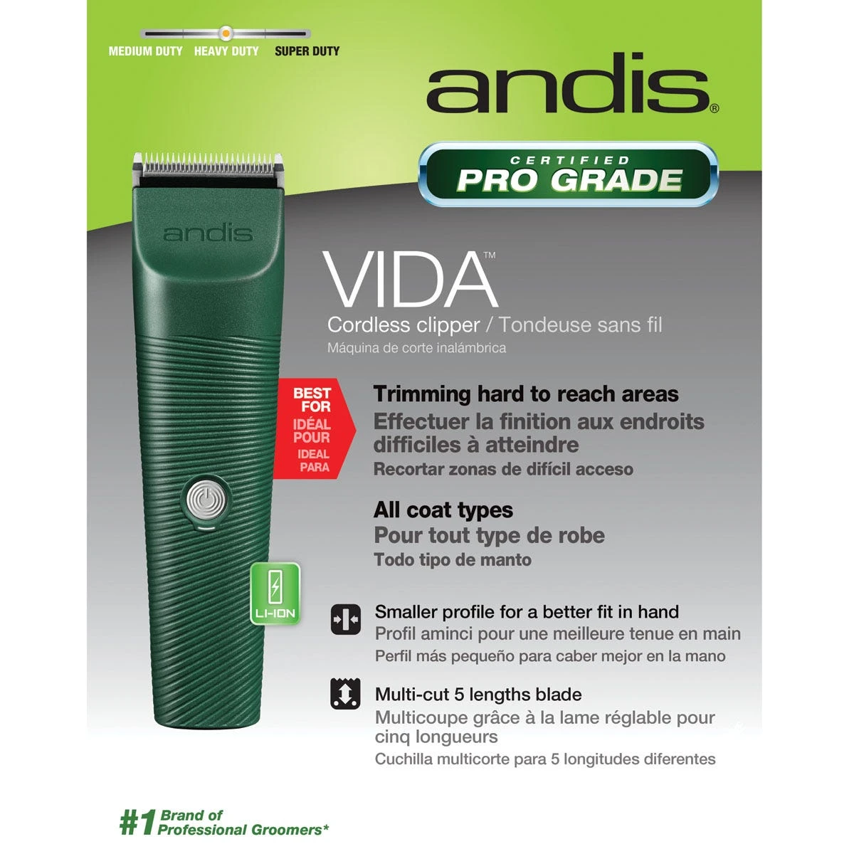 Andis Vida Adjustable Blade Clippers - Image 9