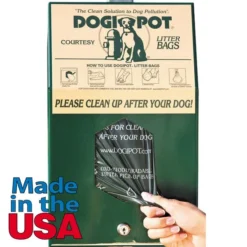DOGIPOT Aluminum Header Pak Junior Bag Dispensers