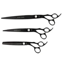 Geib Black Pearl Left-Handed 3-Piece Shears Kits