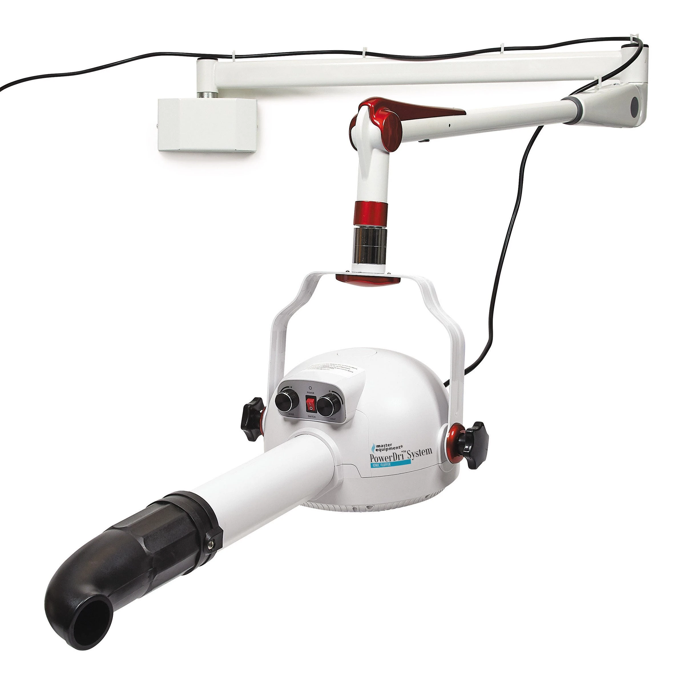 Master Equipment Brushless Anionic Dryer Head With Wall Mount - Image 5