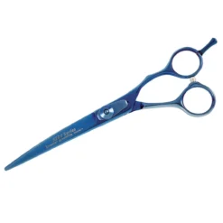Master Grooming Tools 5200 Series Blue Titanium Curved Shears