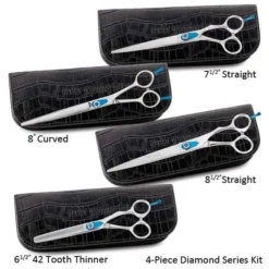 Master Grooming Tools 5900 Series Diamond Shear Kit 4pc