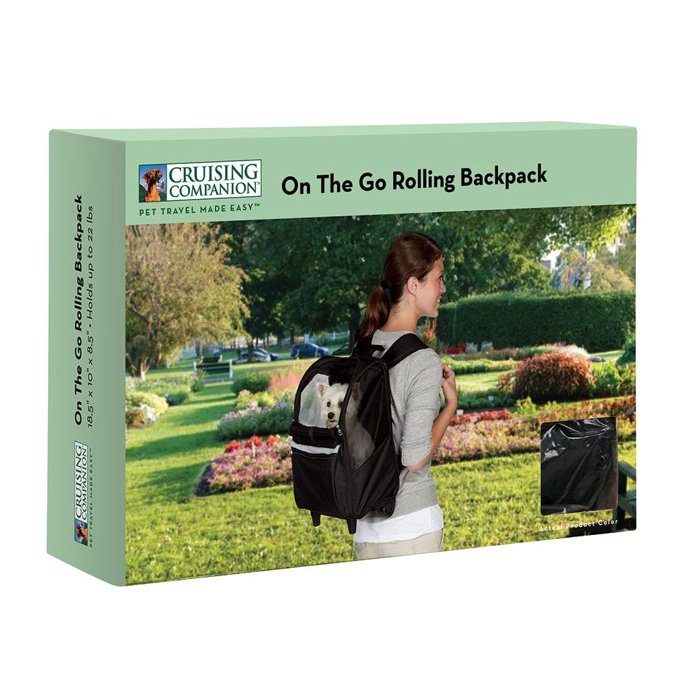 Cruising Companion Black On The Go Rolling Backpacks - Image 7