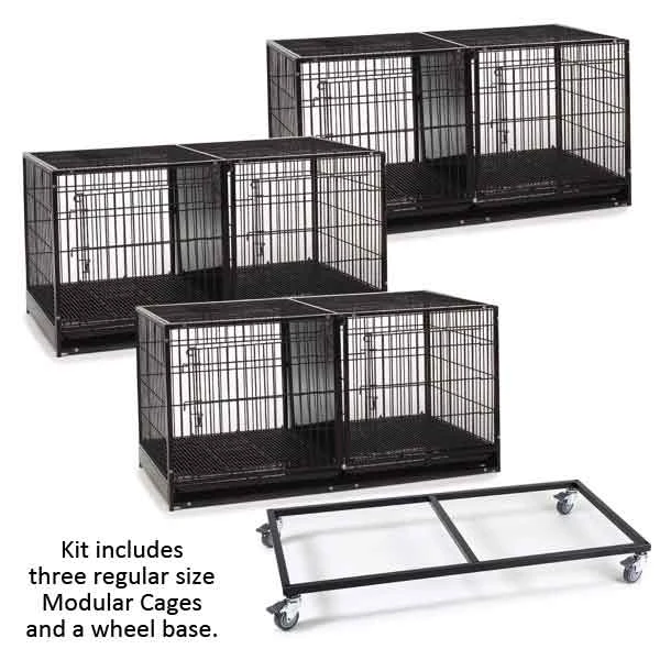 ProSelect Modular 3-Tier Cage Bank Kit - Image 2