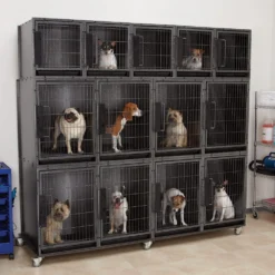 ProSelect Modular Kennel Cage 13 Unit Graphite