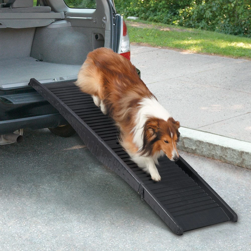 Cruising Companion Black Tri-Fold Vehicle Pet Ramp - Image 2